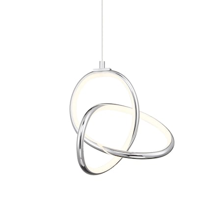 Dweled Vornado 7in LED Pendant 3000K in Chrome PD-849